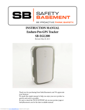Safety Basement SB-EGL200 Instruction Manual