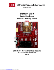 CEL ZFSM-201-EVB-1 Porting Manual