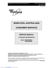 Whirlpool WRX42RWH6 Service Manual