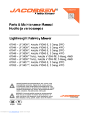 Jacobsen 67950 - LF 3800 Parts & Maintenance Manual