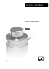 HBM C18 Mounting Instructions