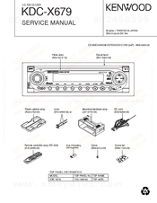 Kenwood KDC-X679 Service Manual