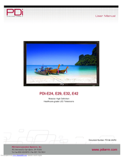 PDi PDI-E24 User Manual