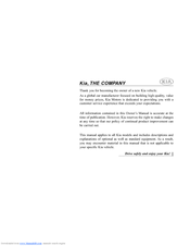 Kia 2014 Sportage Owner's Manual