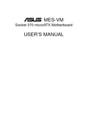 Asus MES-VM User Manual