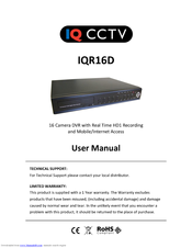 IQ CCTV IQR16D User Manual