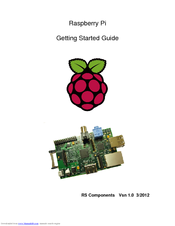 RS Components Raspberry Pi model A Getting Started Manual