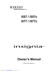 Insignia insignia i557c Owner's Manual