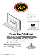 Lopi Pioneer Bay Operation Manual