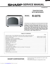 Sharp R-55TS Service Manual