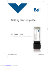 Bell 3G Turbo Card Getting Started Manual