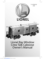 Lionel Bay WindowCrew Talk Caboose Owner's Manual