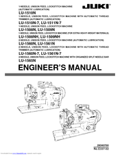 JUKI LU-1509N Engineer's Manual