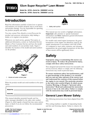 Toro 20795 Super Recycler Operator's Manual