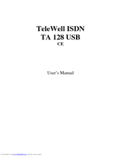 TeleWell TA 128 USB User Manual
