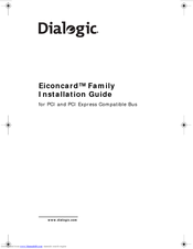 Dialogic Eiconcard Family Installation Manual