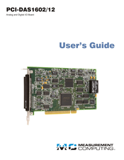 MC PCI-DAS1602 User Manual