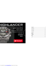 Hanowa Highlander Instruction Manual