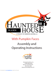 Animated Lighting Haunted House in a Box Assembly And Operating Instructions Manual