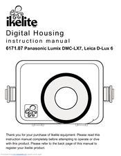 Ikelite 6171.07 Instruction Manual