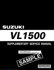 Suzuki VL1500K5 Supplementary Service Manual