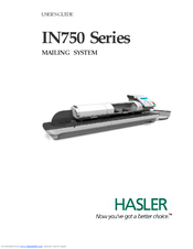 Hasler IN750 Series User Manual