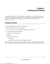 NETGEAR CVG824G Installation Manual