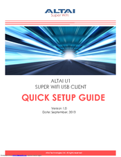 Altai Technologies U1 Quick Setup Manual
