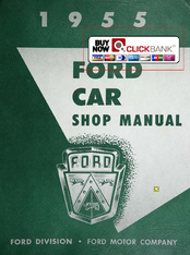 Ford 1955 Passenger Cars Shop Manual