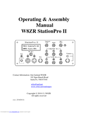 W8ZR StationPro II Operating Manual
