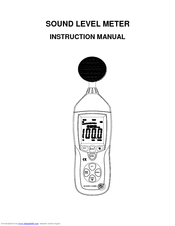 Farnell Sound level meter Instruction Manual