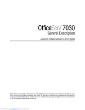 Samsung OfficeServ 7030 General Description Manual