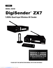 AEI Security & Communications DigiSender ZX7 Instruction Manual