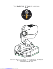 elektraLite ELEKTRIC EYE H.P. User Manual