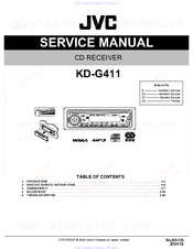 JVC KD-G411 E Service Manual