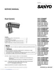 Sanyo VPC-CG88GXR Service Manual