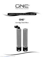 ONE Cartridge Tank Filters Installation Instructions & Owner's Manual
