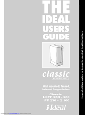 IDEAL Classic LXFF 230 User Manual