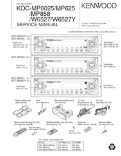 Kenwood KDC-MP625 Service Manual