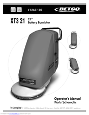 Betco XT3 21 Operator's Manual