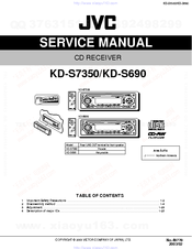 JVC KD-S7350 Service Manual