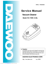 Daewoo RC-1700P Manual