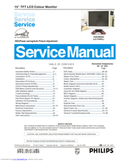 Philips 150X3M-00C Service Manual