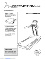 Freemotion t5.8c User Manual