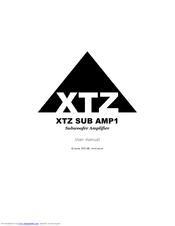 XTZ SUB AMP1 User Manual