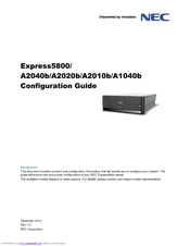 NEC A2020b Configuration Manual