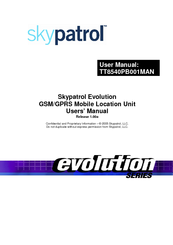Skypatrol Evolution TT8540PB001MAN User Manual
