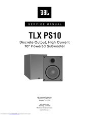 JBL TLX PS10 Service Manual