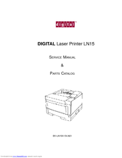 Digital Equipment LN15 Service Manual & Parts List