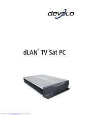 Devolo dLAN TV Sat PC User Manual